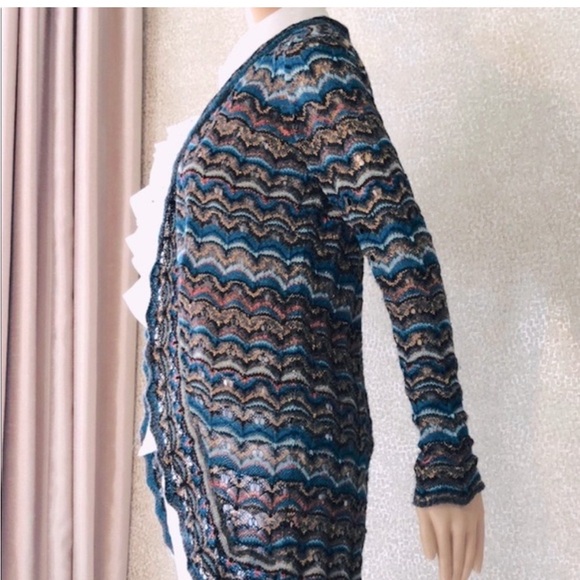 Calypso St. Barth Alpaca Thin Open Cardigan Sweater S - Picture 14 of 14